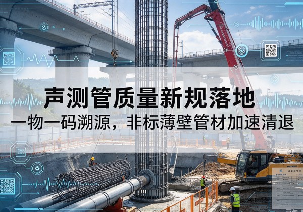莆田声测管质量新规落地，一物一码溯源，非标薄壁管材加速清退